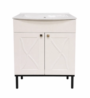 Dulap pentru lavoar Morning Nury 900006454 + lavoar Bari 60 white