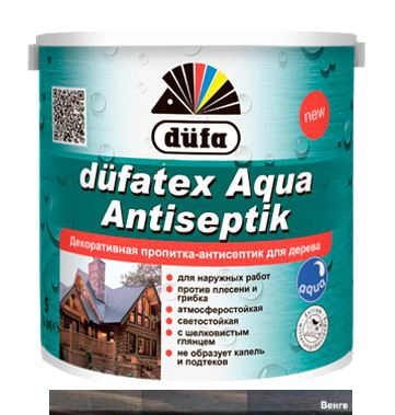 Acoperire decorativă Dufatexaqua 0.75l wenge