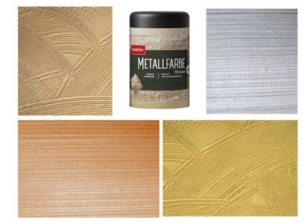Краска металлизированная Metallfarbe Bronze 250г