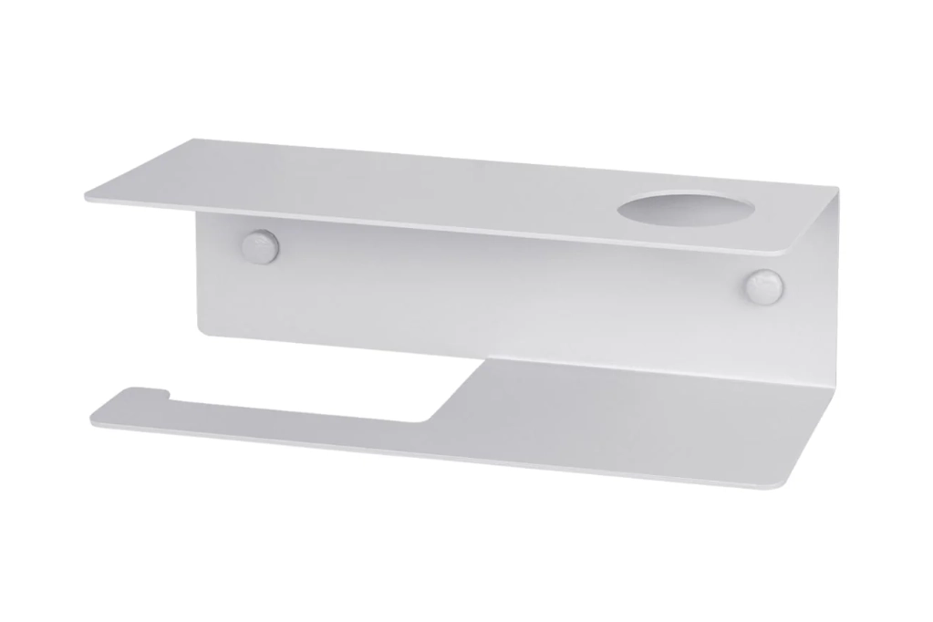 Держатель для туалетной бумаги Daske Line PH/L-0287GR серый правый