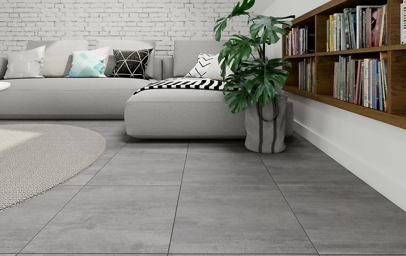 Плитка Cersnit Febe g407 V Dark Grey 42x42 91511