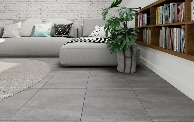 Плитка Febe Cersanit g407 V Dark Grey 42x42 91511