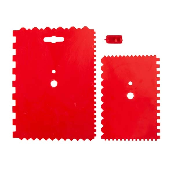 Set driste din plastic 4tipuri de dinti,2 buc 372203 