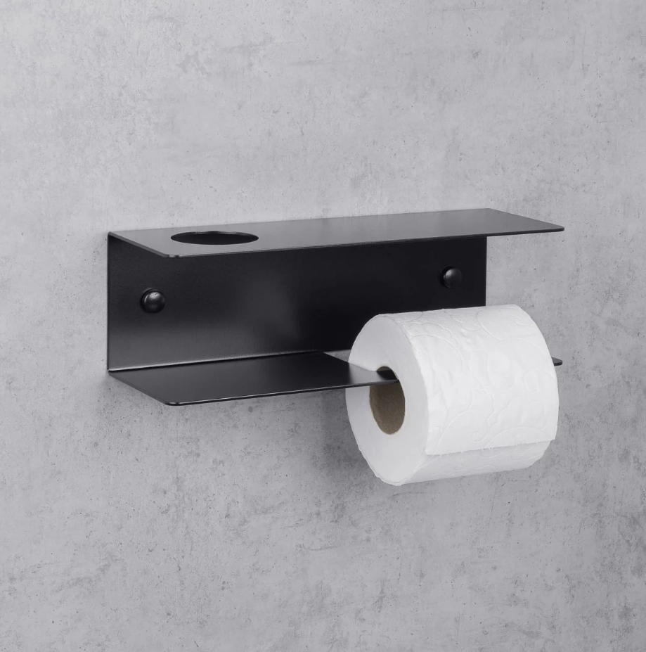 Держатель для туалетной бумаги Daske Line PH/L-0249BR чёрный правый