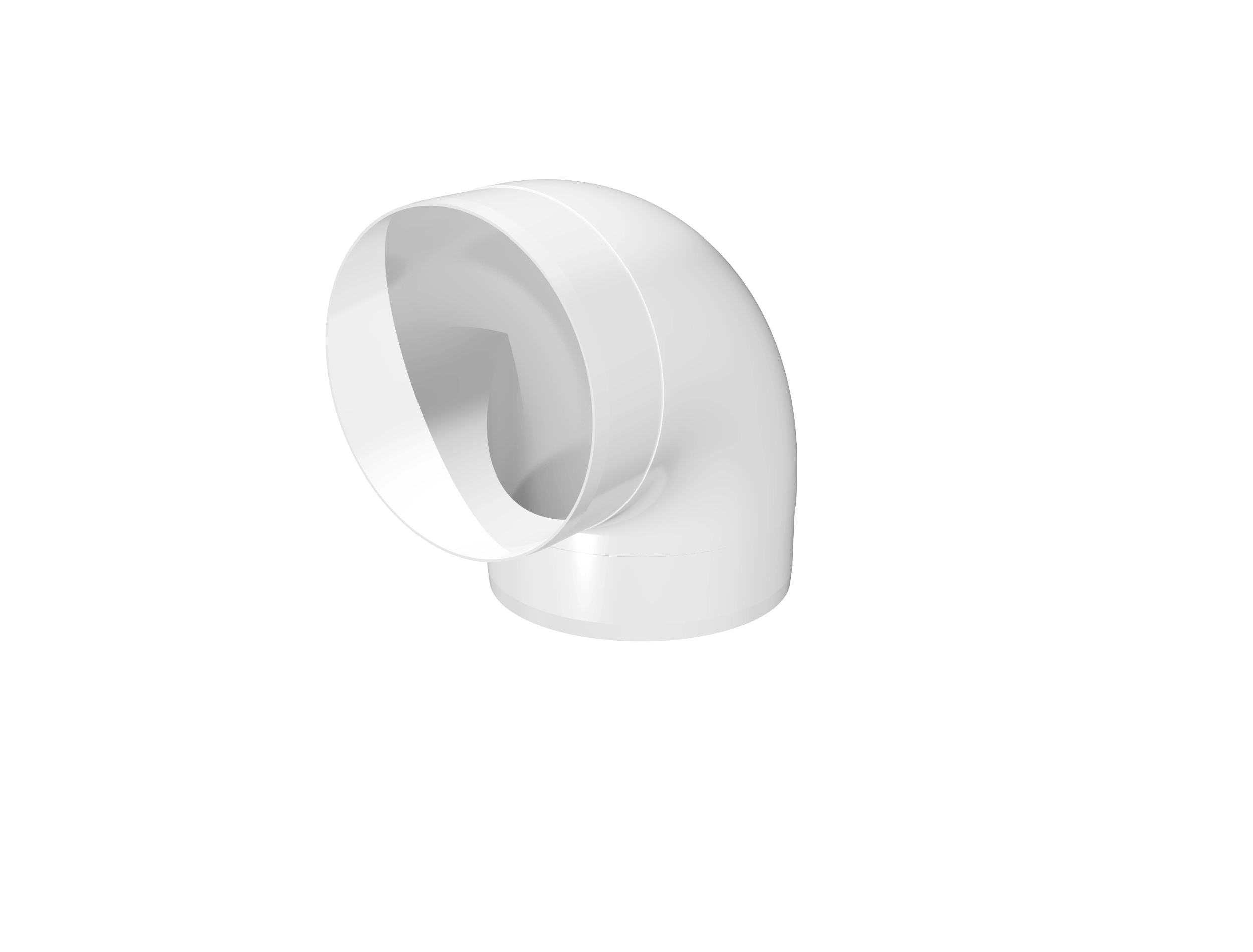 Угловой соединитель воздуховодов d125 12,5ККП