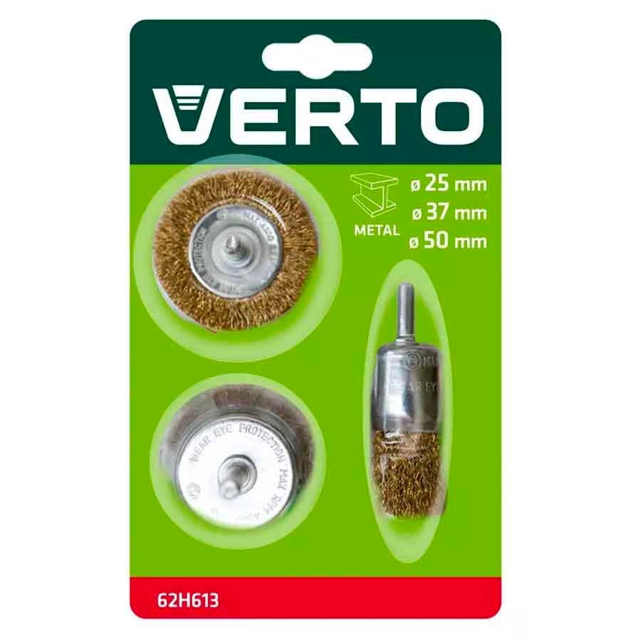 Set perie p/u burghiu electric 25/37/50 62H613 Verto 3197