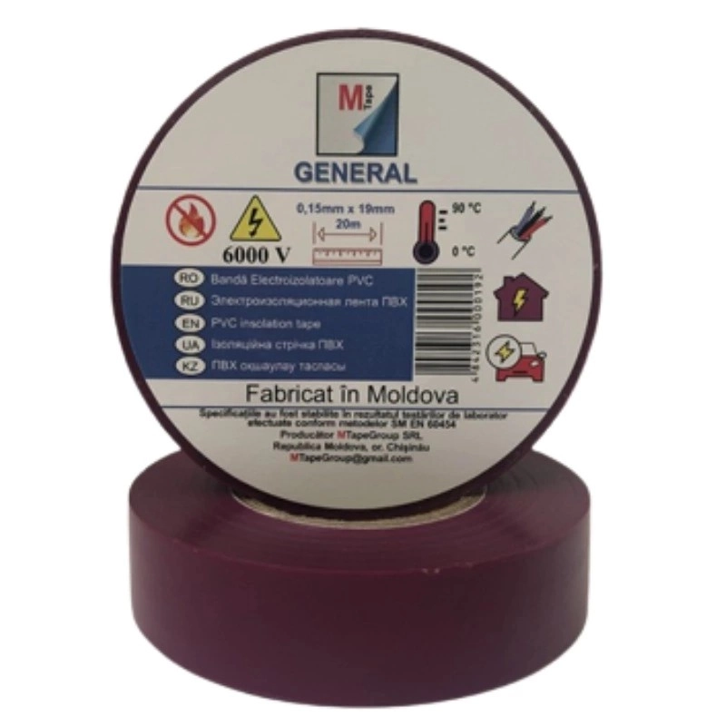 Электроизоляционная лента MTP 0.15x19x20 фиолетовая