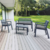 Set mobilier gradină/terasă 6 scaune Prestij Grey