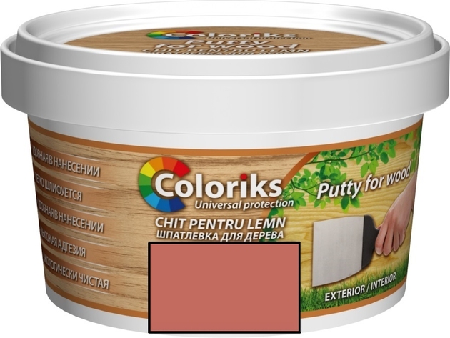 Glet pentru lemn Coloriks 0.4kg mahaon
