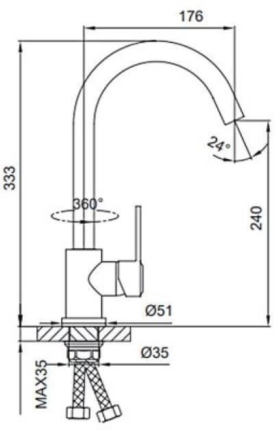 Смеситель Frud R 42052-11 0526