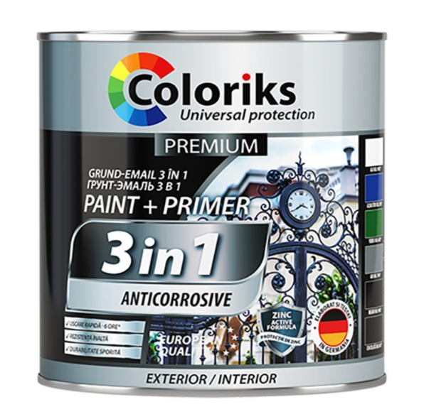 Grund-Email Premium Coloriks 3in1 2.7l albastru 5005