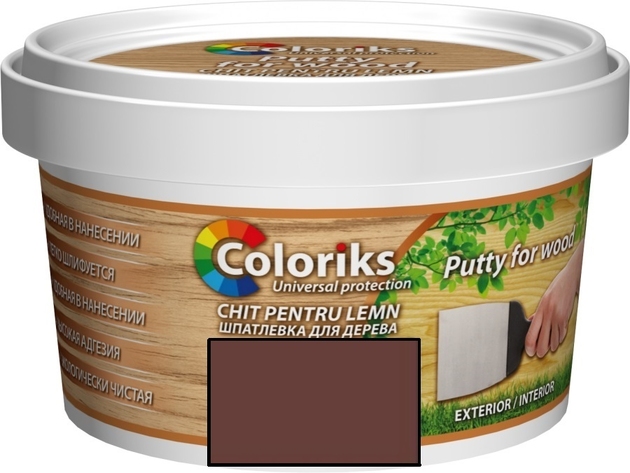 Glet pentru lemn Coloriks 0.4kg palisandru