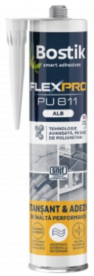 Etansant & Adeziv Bostik PU 811 FlexPro 300ml Alb