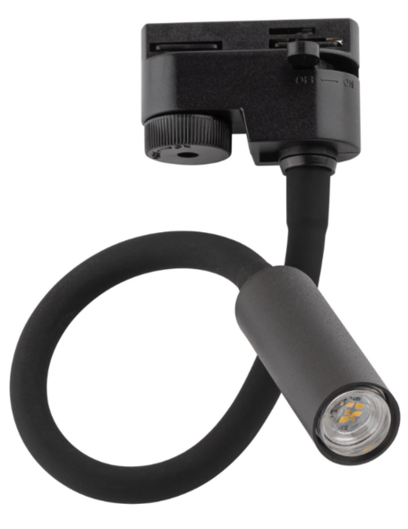 Corp de iluminat cu șină TK Lighting Tracer Lagos Flex Black 1 G9 4957