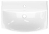 Раковина Clermont 60cm белая 1c Keramin