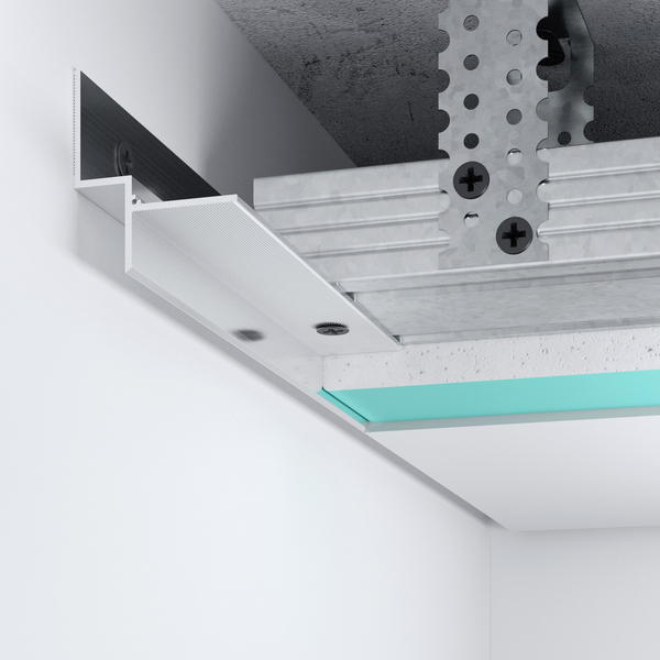 Profil tip ascuns din aluminiu NEW F2.1020 3 m 