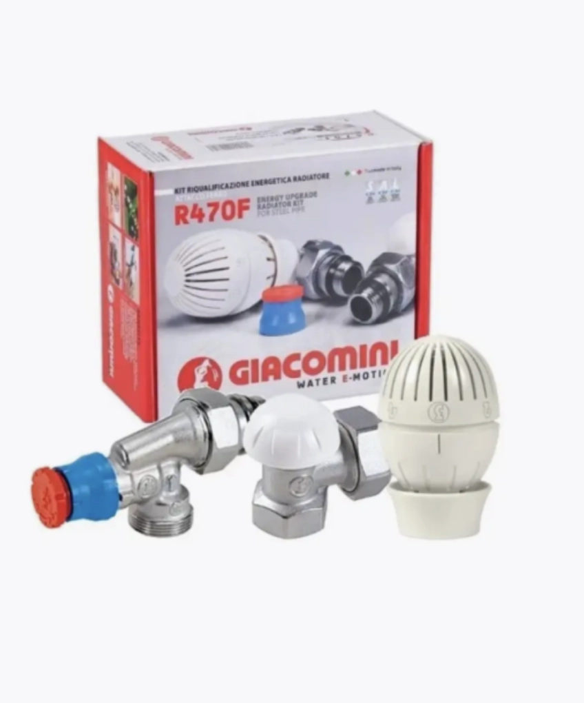 Set robinet radiator (tur + retur) Giacomini R470F PPR R470FX003 