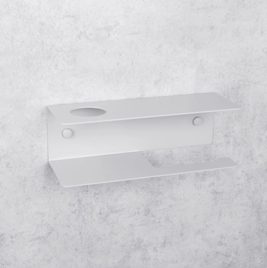 Держатель для туалетной бумаги Daske Line PH/L-0270GL серый левый