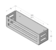 Raft pentru baie Daske Country ADH SH/CY-1116W-A alb