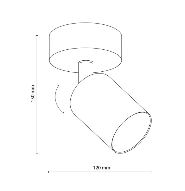  Spot Tk Lighting TOP BROWN 5957