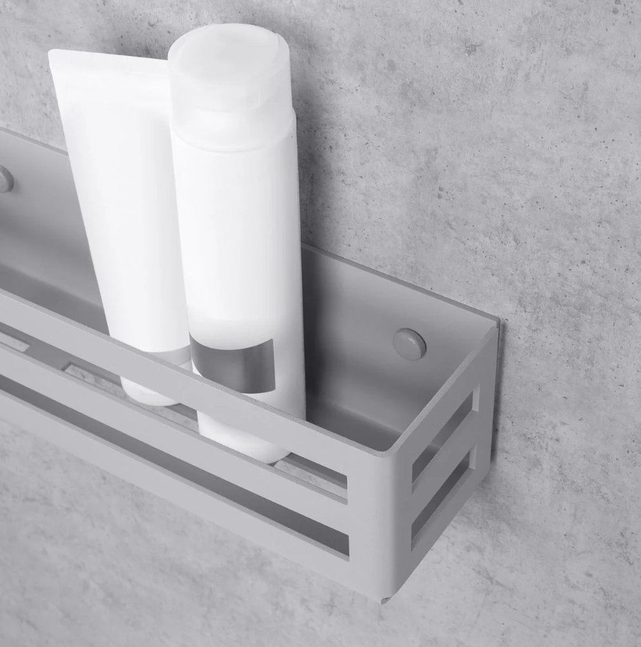 Полка для ванной Daske Country ADH SH/CY-1123G-A серый