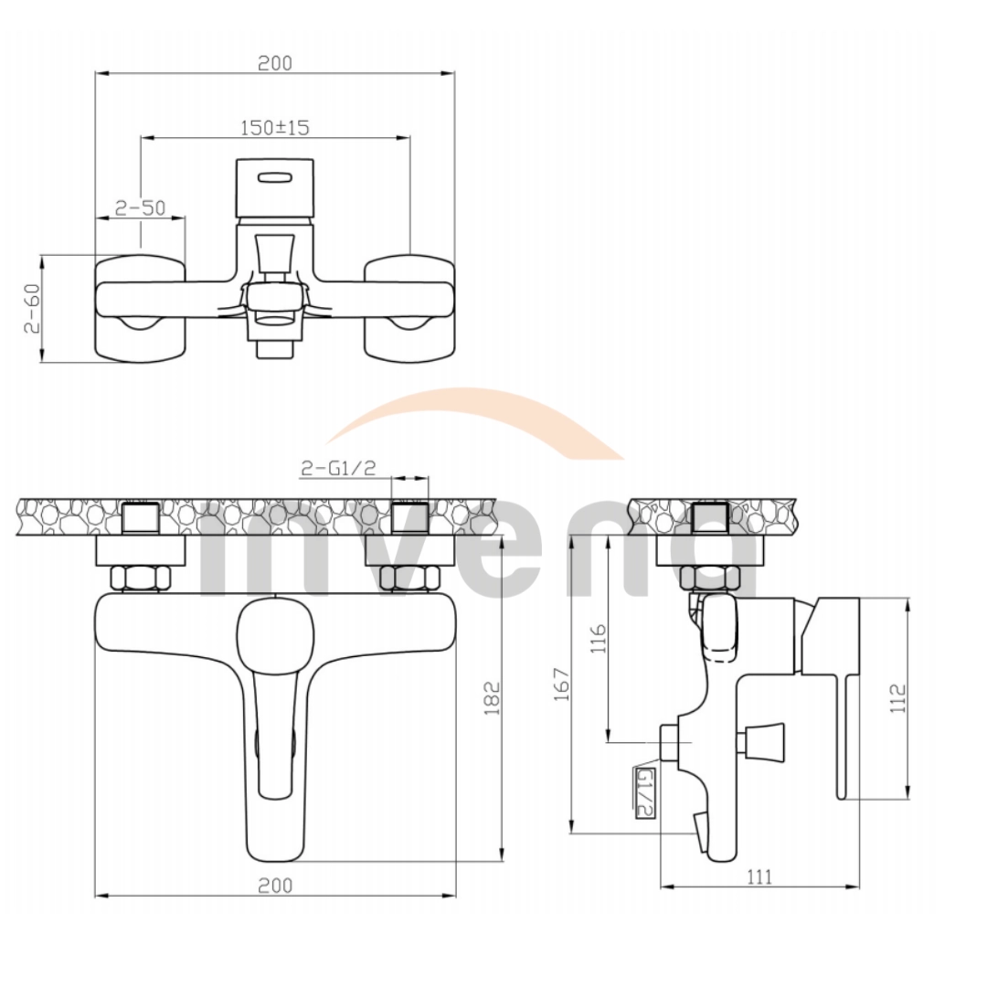 Душевая система Glamour Trend BW-02-009 