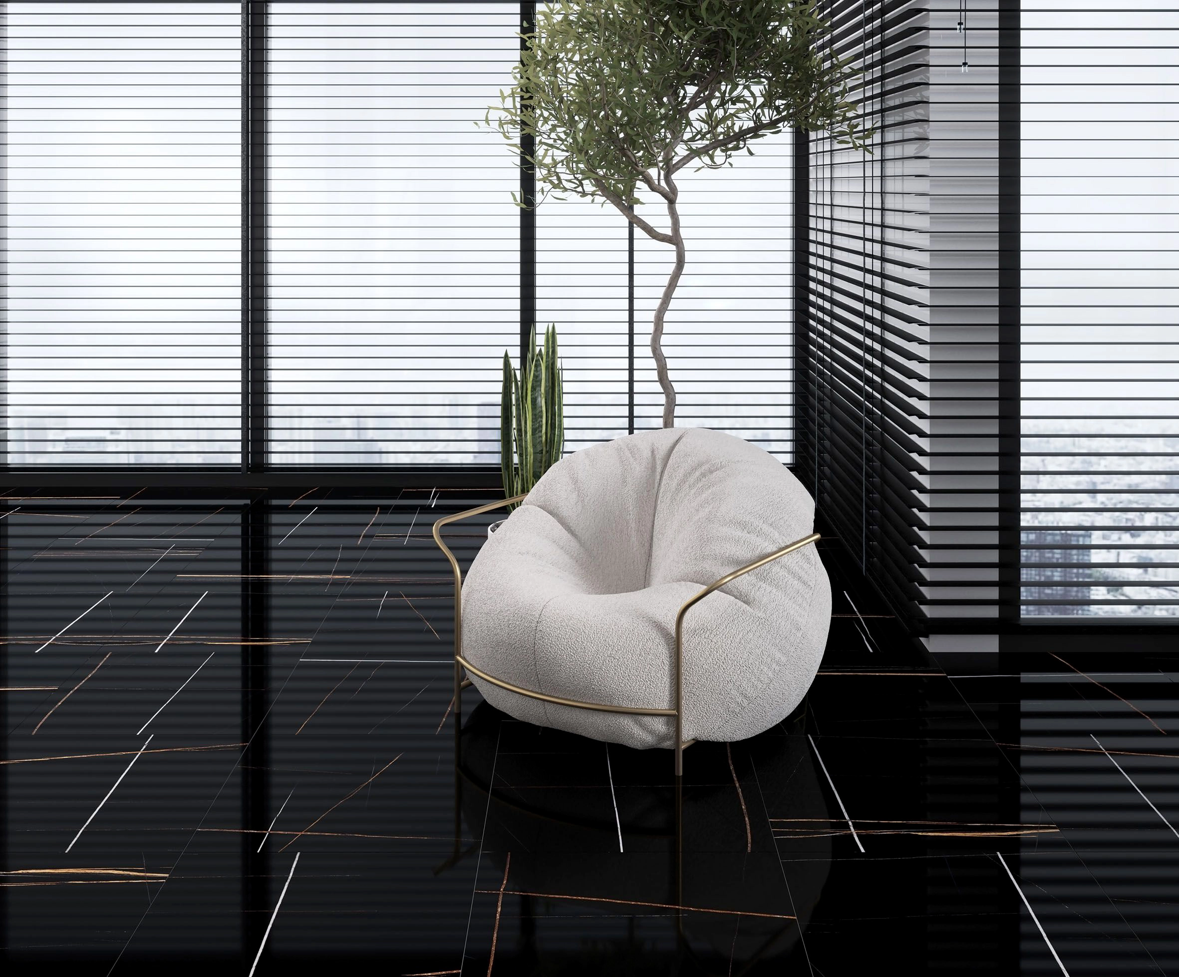 Керамогранит Bluetone Saint Laurent 60x120 Black