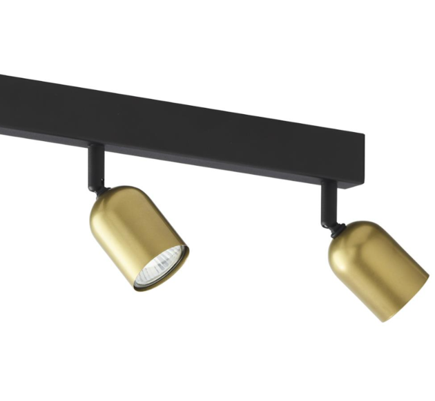 Spot Tk Lighting 1022 TOP BLACK/GOLD 6-GU 10 