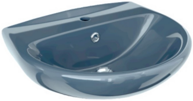 Раковина Grand-Lux графит 1c 55x46,5 Keramin