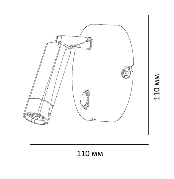 Бра Tk Lighting1303 ENZO GOLD BLACK LED 3W