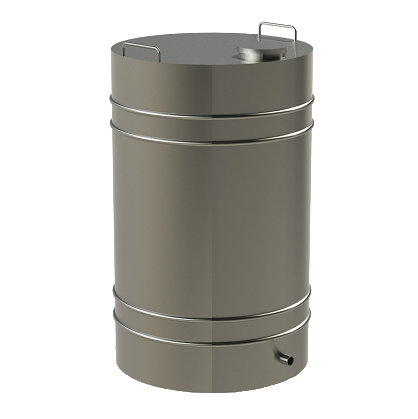 Butoi din inox ZIG 250LT/Q125