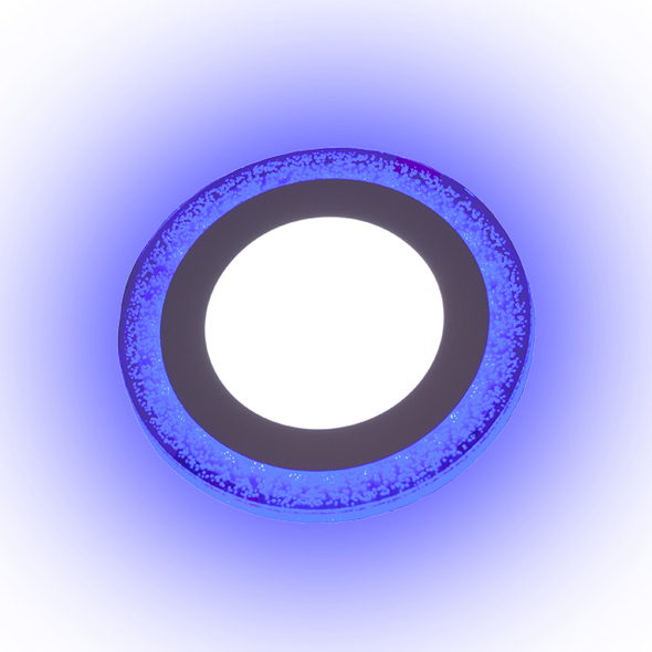 Светильник Led DPL2 3+3W white+blue 0074174