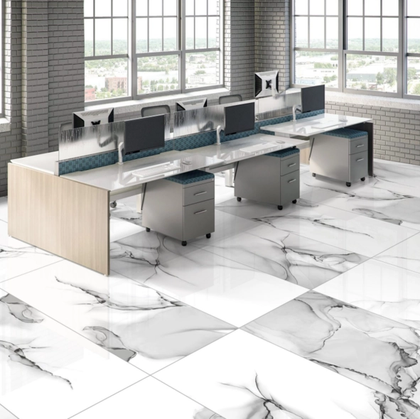 Gresie Alient Kasmir 80x160 Black glossy