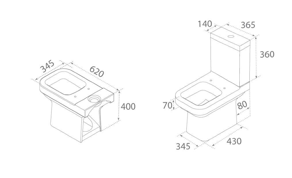 Closet Duroplast Noura Slim 109728 