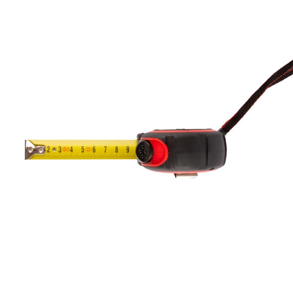 Рулетка с кнопкой временной фиксации и нейлоновым покрытием ленты Profmet 5м *19мм  304583 