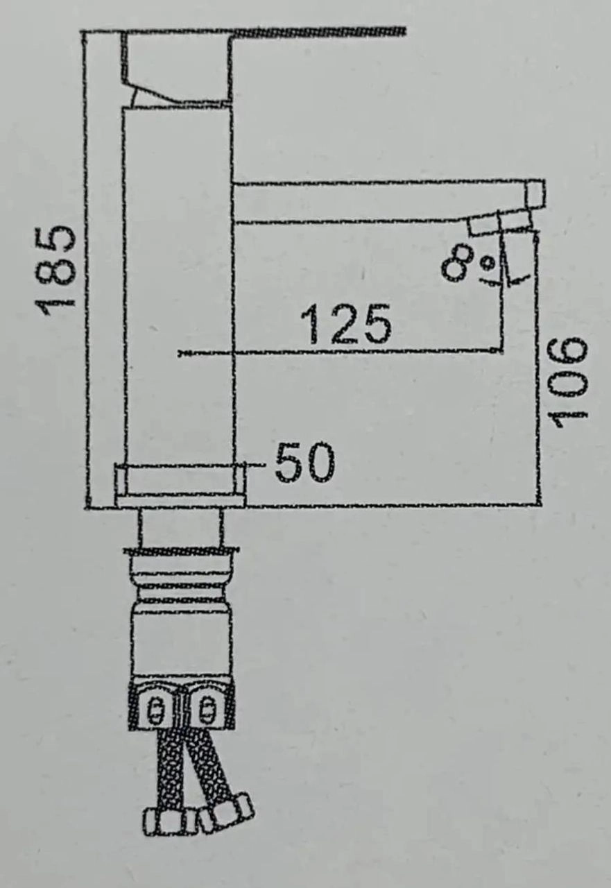 Baterie Frap F 10802 lavoar Inox 0307