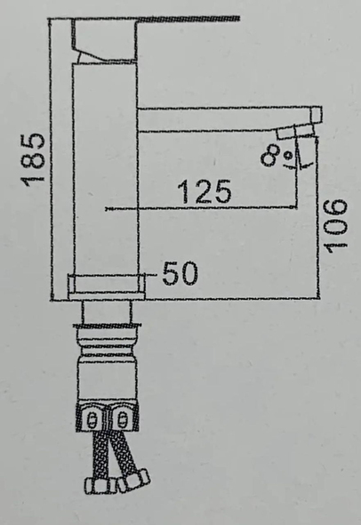 Смеситель Frap F 10802 lavoar 0307