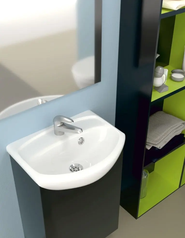 Lavoar Keramin Lider-N 45 alb 1c 