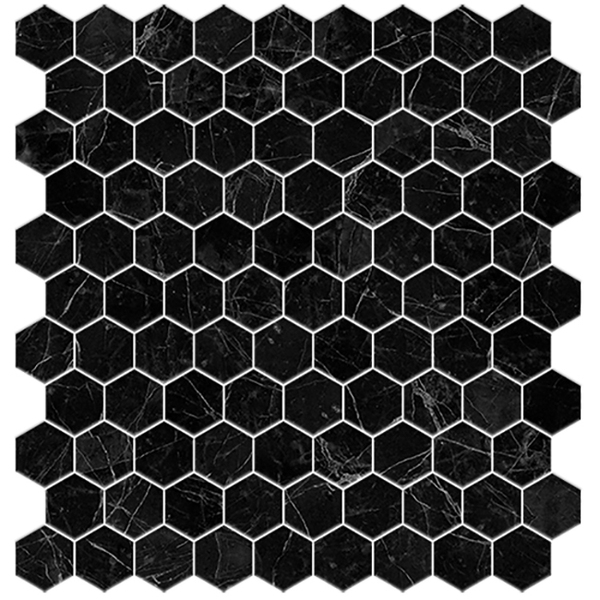 Мозаика Mozaica Supreme 29.5*29.5 marquina hex