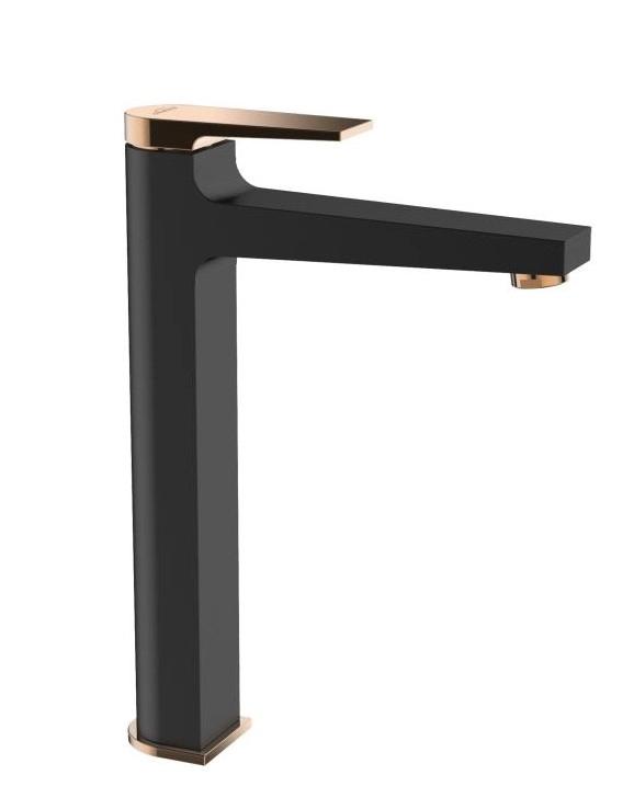 Baterie pentru chiuvetă Midnight Black/Gold Rose BU-35-W14-V 