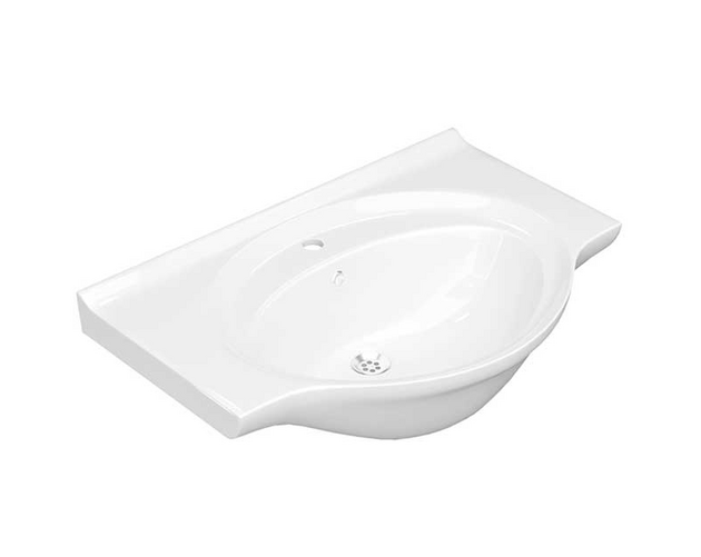 Lavoar Keramin Capri 75 cm alb 1c 