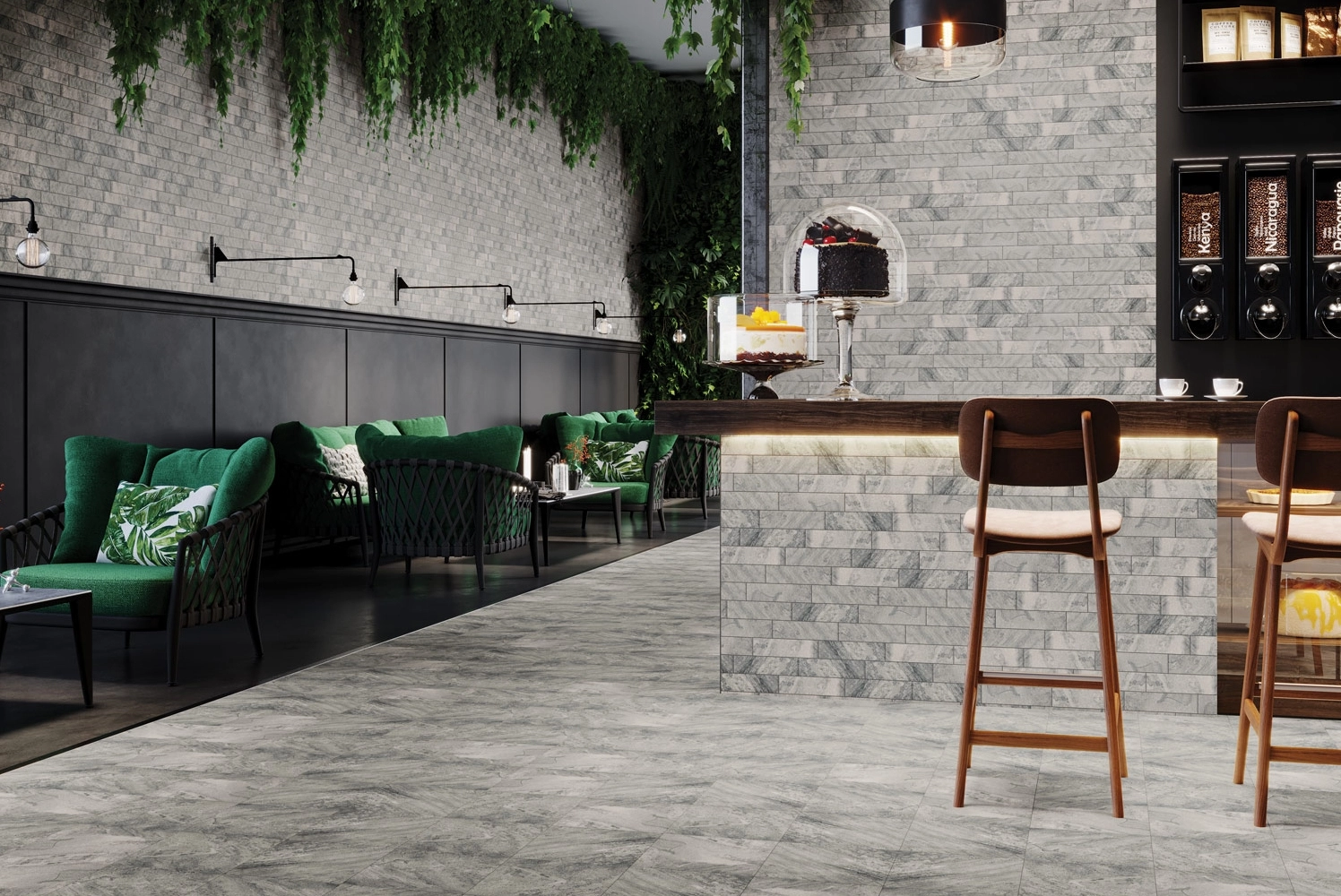 Klinker Paradyz Mattone Pietra 30x30 grafit klink