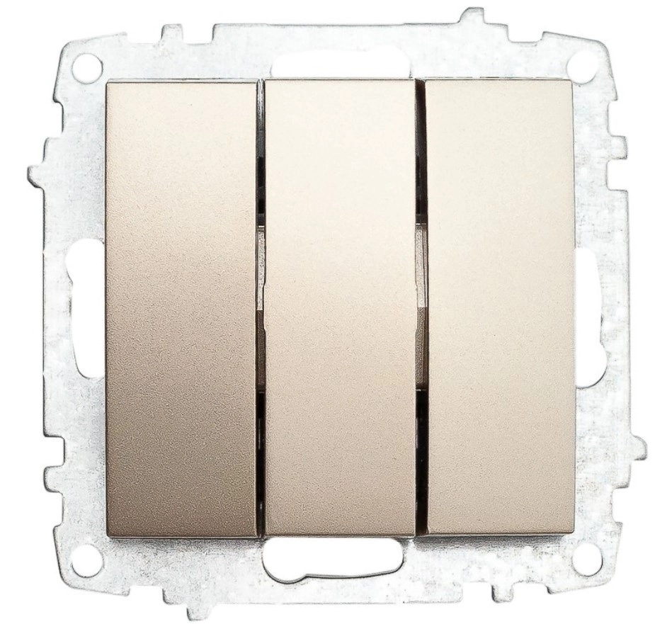 Выключатель тройной ST El-Bi Zena 609-011400-254