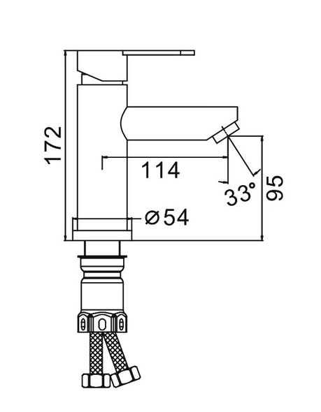 Смеситель Frap F 10801-6 1035