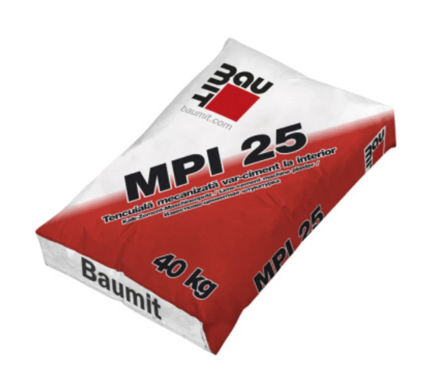 Tencuială var-ciment Baumit MPI 25, 40kg
