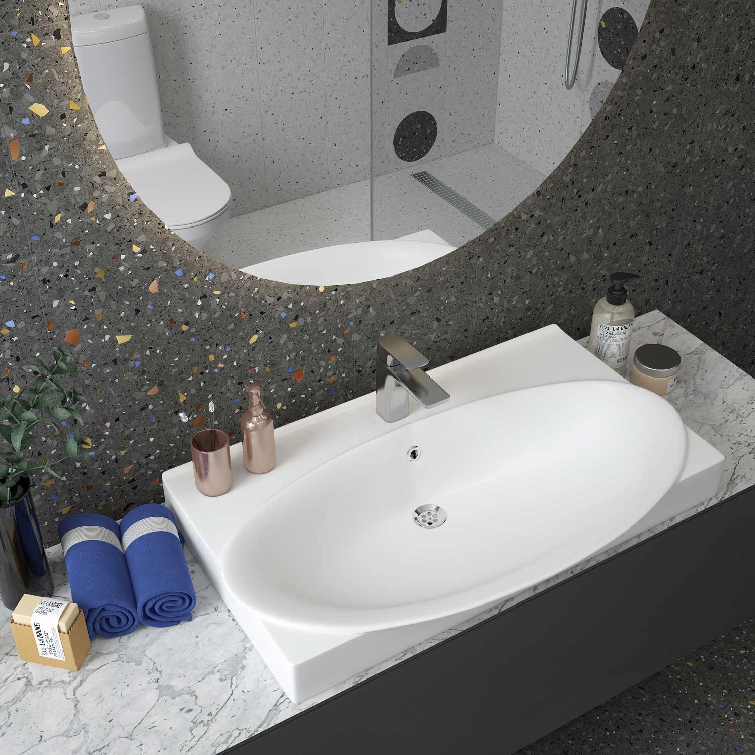 Lavoar Keramin Santi 60 alb 