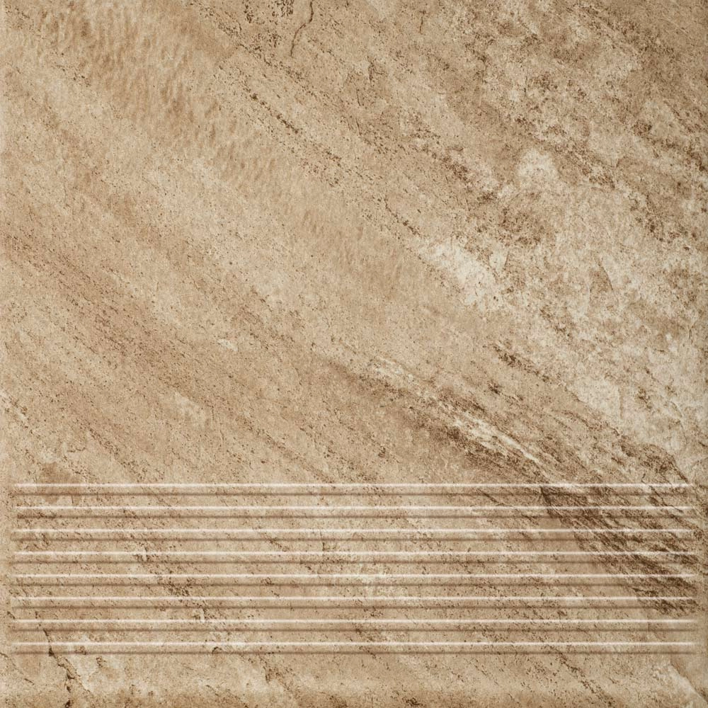 Клинкер Mattone Pietra Treapta R 30*30 Beige St Pro