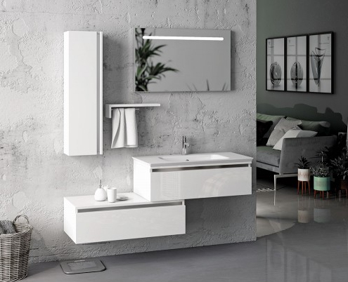 Mobilier de baie Toledo  White 160