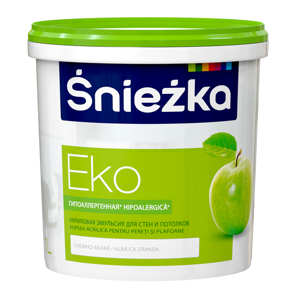 Краска водоэмульсионная Eko Sniezka 1L