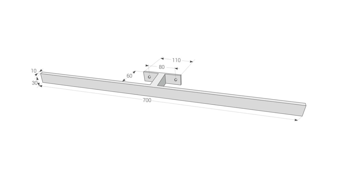 Вешалка для полотенец Daske Palermo PM/TR-1659B чёрный